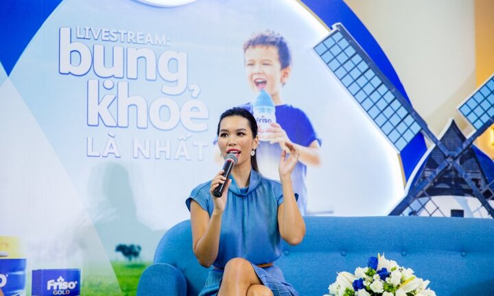Siêu mẫu Hà Anh: 'Quá để ý tới cân nặng của con chỉ làm bố mẹ bớt vui'