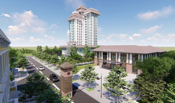 Vinaconex 3 xây dựng trung tâm thương mại lớn nhất tại Phổ Yên - Thái Nguyên