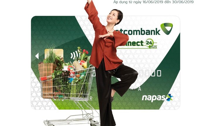 Hưởng ứng 'Ngày không tiền mặt – 16/06/2019' cùng thẻ ghi nợ nội địa Vietcombank
