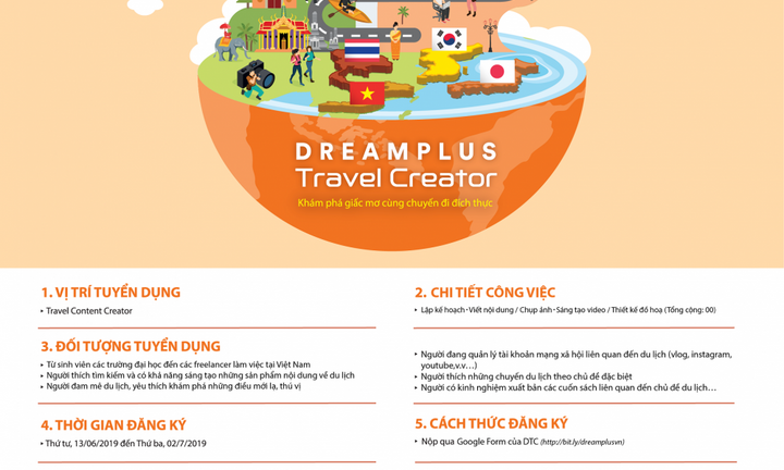 DREAMPLUS Travel Creator: Chương trình đào tạo 'Nhà sáng tạo nội dung du lịch' đầu tiên tại Việt Nam
