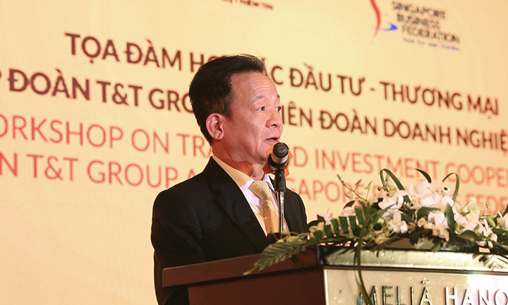Tập đoàn T&T Group và liên đoàn doanh nghiệp Singapore trao đổi cơ hội hợp tác thương mại và đầu tư