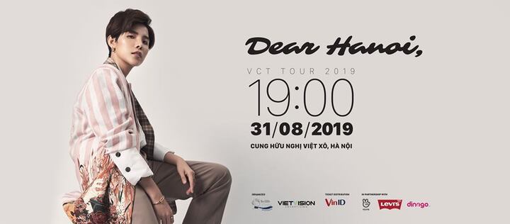 Nhận quà đặc biệt khi săn vé concert 'Dear Hanoi' của Vũ Cát Tường qua VinID