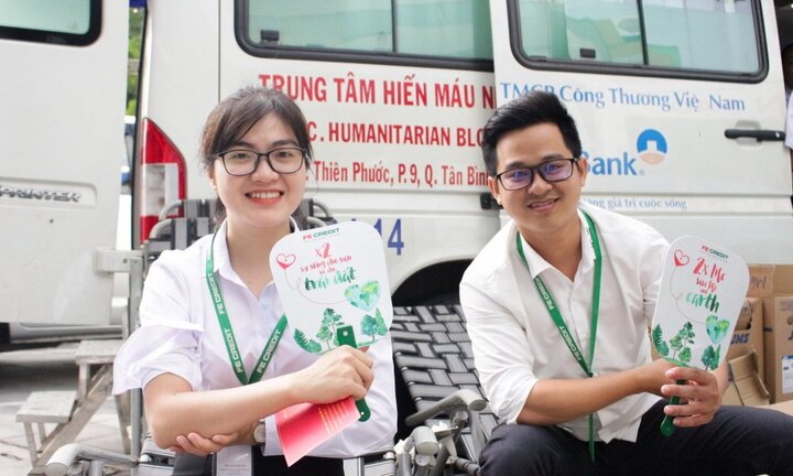 FE CREDIT tổ chức Ngày hội hiến máu và kêu gọi bảo vệ môi trường