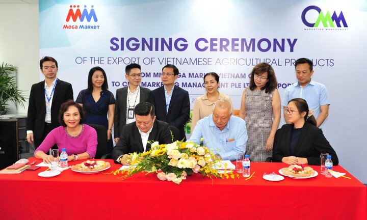 MM Mega Market Việt Nam ký kết hợp tác xuất khẩu nông sản Việt sang thị trường Singapore