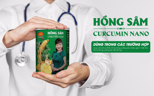Hồng sâm Nano Curcumin – Công ty VTH: Dinh dưỡng dành cho người suy nhược cơ thể