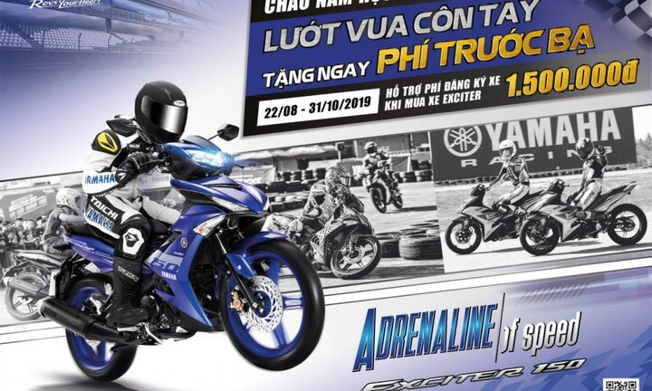 Tưng bừng đón năm học mới cùng Yamaha Exciter – Tặng ngay phí trước bạ