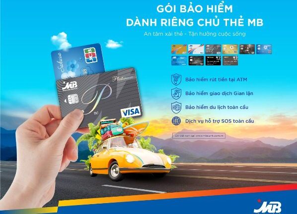 Chủ thẻ MB được bảo hiểm khi gặp rủi ro trong giao dịch thẻ
