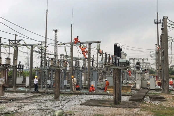 Đóng điện thành công dự án Nâng công suất MBA T1 110kV Đồng Niên