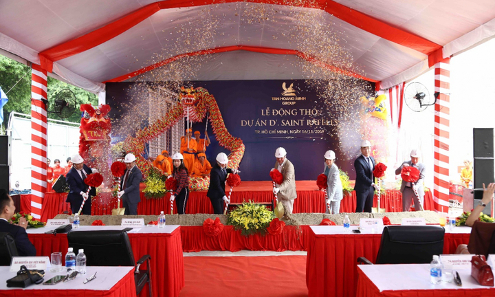 Tân Hoàng Minh động thổ tòa cao ốc văn phòng tại đường Nguyễn Thị Minh Khai