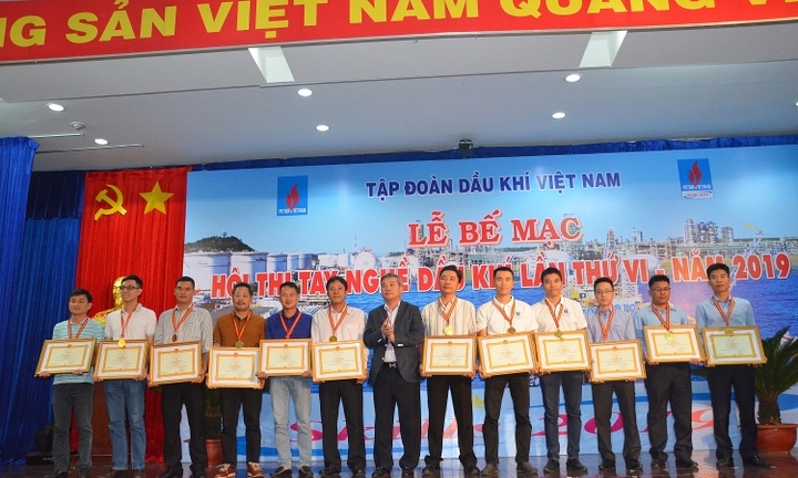 Bế mạc, trao giải Hội thi tay nghề Dầu khí lần thứ VI năm 2019