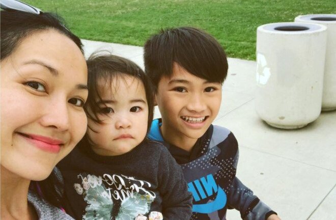 Cuộc sống chăm con, bán hàng online của Kim Hiền ở Mỹ