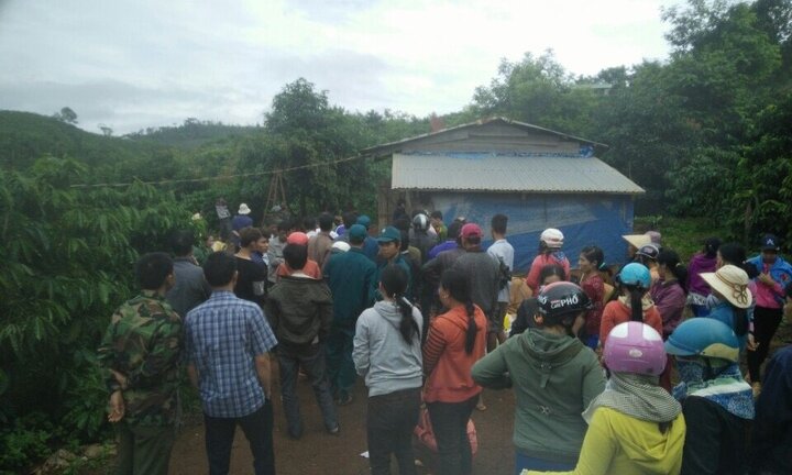 Mẹ tá hoả phát hiện con trai chết trong chòi trên rẫy cà phê