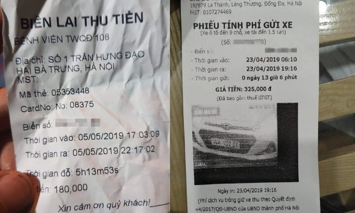 Choáng váng với giá vé hàng trăm nghìn một lượt gửi xe bệnh viện ở Hà Nội