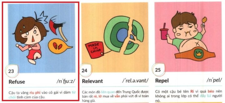 Sách 'Hack não 1.500 từ tiếng Anh' bị phản ánh có ngôn từ phản cảm, kích động bạo lực