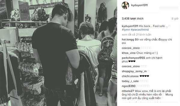 Hoa hậu Kỳ Duyên lần đầu đăng ảnh bạn trai đại gia