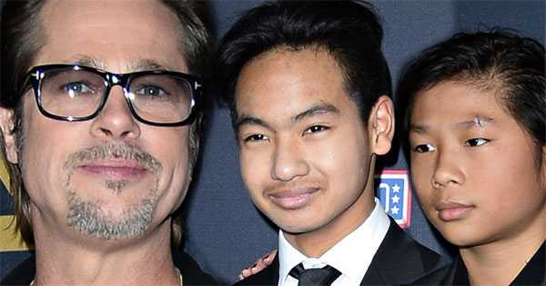 Pax Thiên, Maddox bỏ về trong buổi gặp Brad Pitt