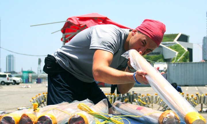 Trận địa pháo hoa, khán đài khổng lồ ở Đà Nẵng trước ngày khai hỏa