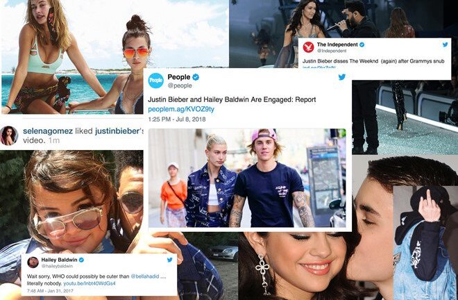Tình tay ba trớ trêu của Justin Bieber, Selena Gomez và Hailey Baldwin