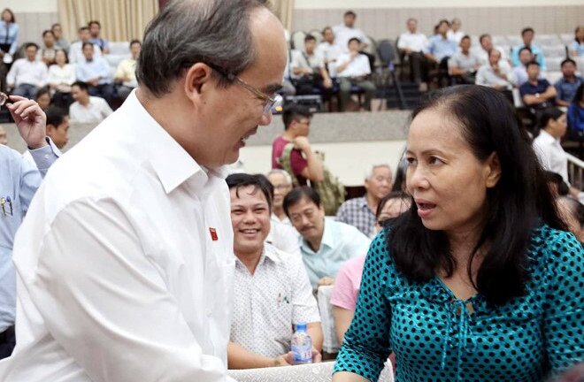 Bí thư Nguyễn Thiện Nhân: Sẽ có cầu đi bộ từ quận 1 qua Thủ Thiêm