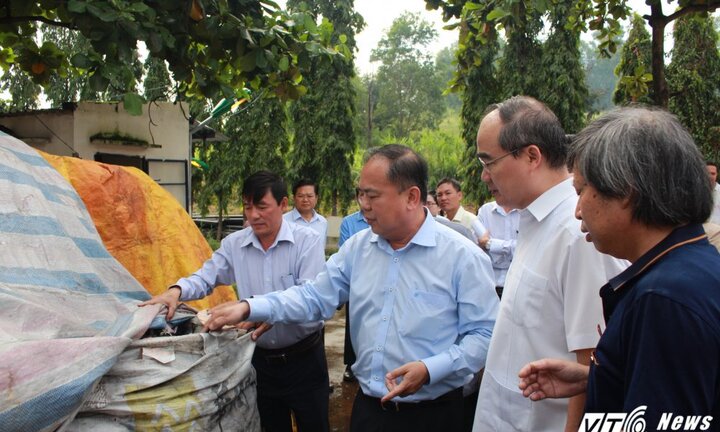 Bí thư Thành ủy TP.HCM khảo sát đề án xây dựng Nhà máy điện - rác Gò Cát