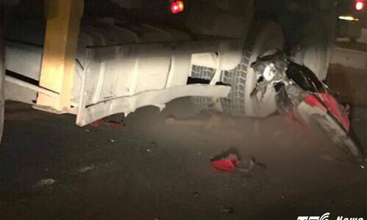 Nam thanh niên bị xe tải cán qua người chết tại chỗ