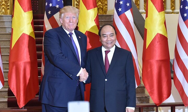 Tổng thống Donald Trump: 'Tôi rất vui khi được gặp lại Thủ tướng Nguyễn Xuân Phúc và thăm đất nước Việt Nam'
