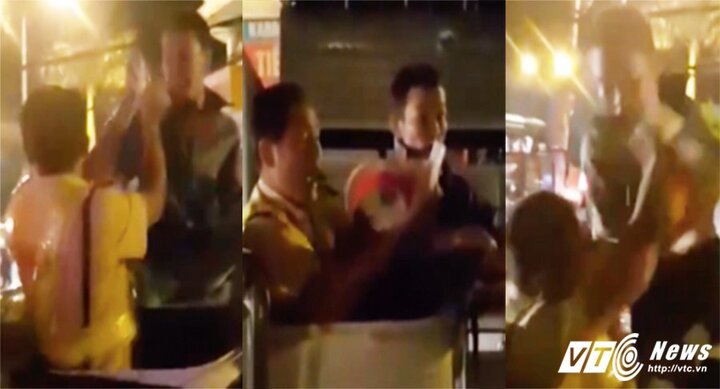 Tạm giữ hình sự tài xế đánh bay mũ CSGT trong lúc làm nhiệm vụ