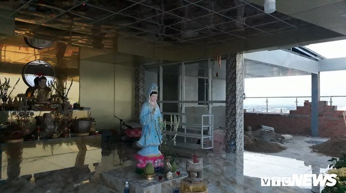 Xây nơi thờ cúng trên tầng thượng, Công ty Nam Thị bị xử phạt 45 triệu đồng và buộc tháo dỡ