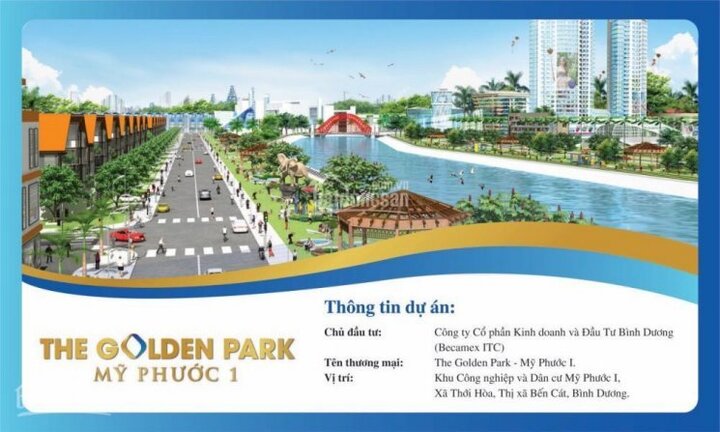 Becamex ITC thừa nhận tự đổi tên dự án The Golden Park Mỹ Phước 1