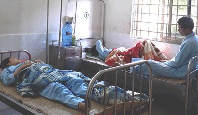 Ăn lòng lợn thiu, 8 người nguy kịch