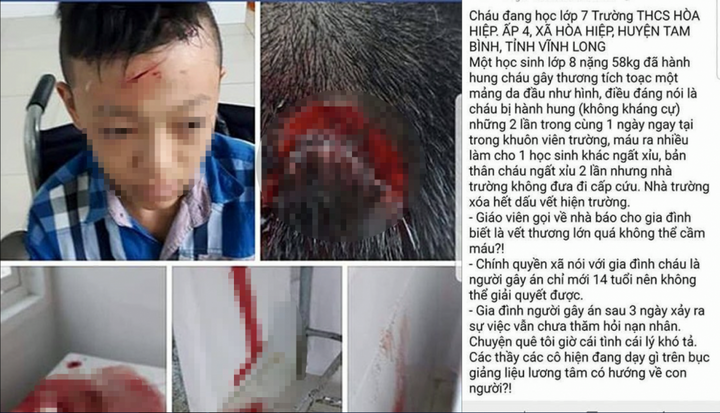 Thực hư thông tin học sinh bị bạn đánh ngất hai lần nhưng nhà trường không đưa đi cấp cứu