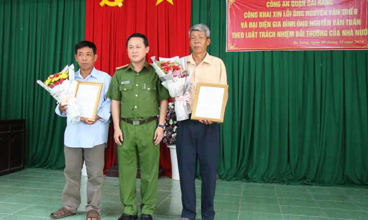 Công an xin lỗi, bồi thường 900 triệu đồng cho hai người Cần Thơ bị oan sai