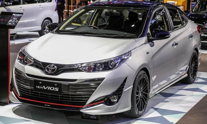 Toyota Vios 2018 bản hiệu suất cao trưng bày tại Indonesia