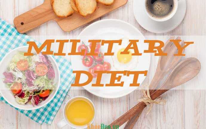Ăn kiêng theo kiểu quân đội - giải pháp mới cho người muốn giảm cân
