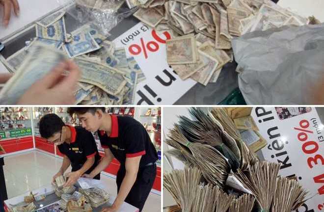 Bình Dương: Khách mang 22 triệu đồng tiền lẻ đi mua iPhone 7 vì... không có người yêu