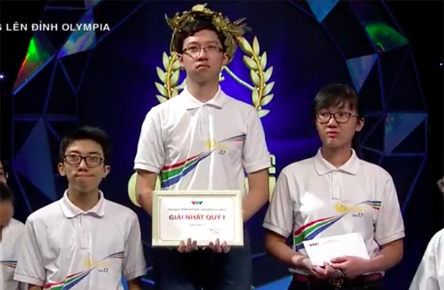 'Cậu bé Google' Phan Đăng Nhật Minh giành vé vào chung kết Olympia năm 2017