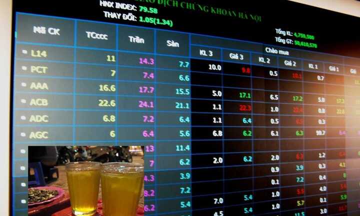 Lại choáng với những cổ phiếu không mua nổi nửa cốc trà đá