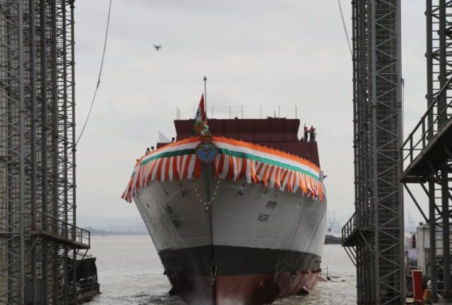 Ấn Độ hạ thủy khu trục hạm uy lực của dự án 17A Nilgiri