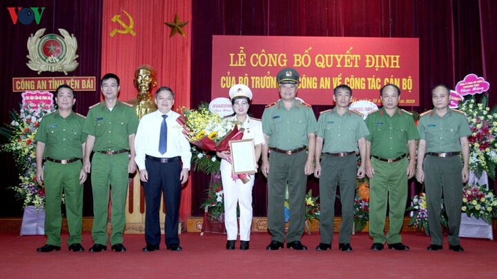 Yên Bái có nữ Phó Giám đốc Công an tỉnh đầu tiên