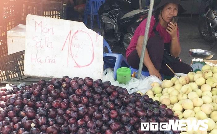 Khách mua sợ hàng Trung Quốc, mận tím khổng lồ hạ giá mạnh vẫn ế