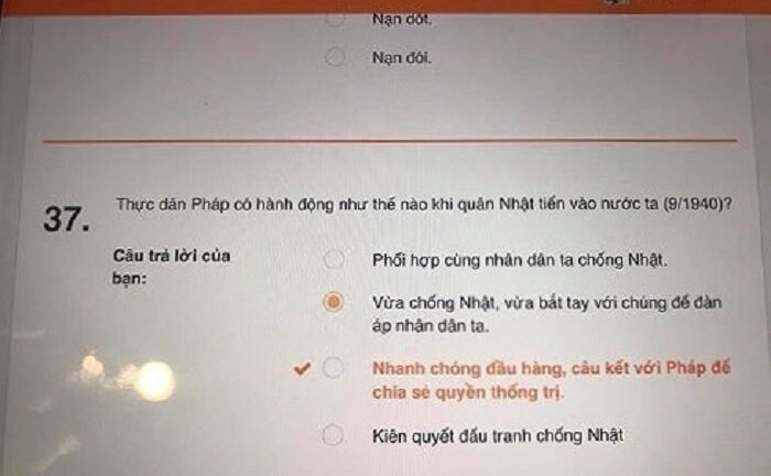 Đáp án sai trong đề thi Sử vào lớp 10: Sở GD&ĐT Hà Nội nói gì?