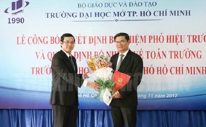 Sau hai năm bị 'khuyết', Đại học Mở TP.HCM có tân hiệu trưởng