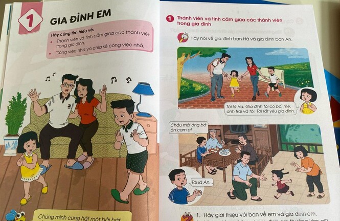 Hé lộ những trang đầu tiên trong bộ sách giáo khoa lớp 1 mới