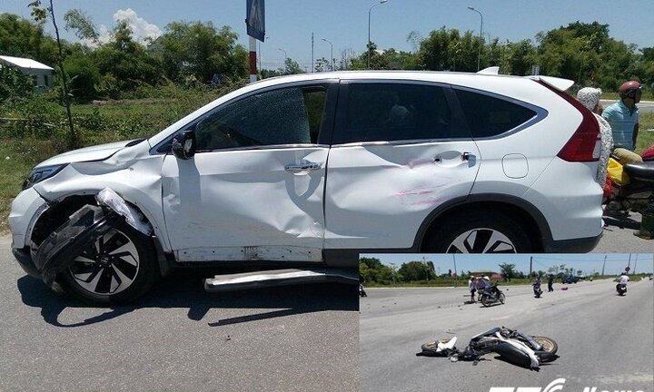 Ô tô phi như bay, tông thẳng thanh niên chở gas