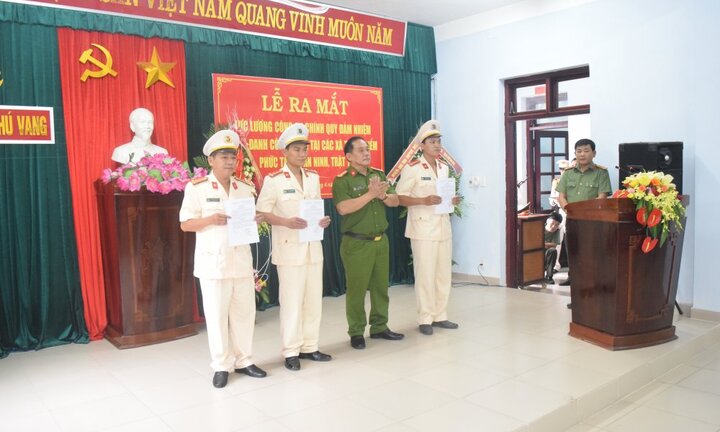 Huế: Lần đầu đưa công an chính quy về làm trưởng công an xã