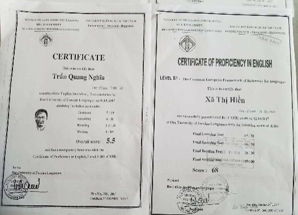 Ngang nhiên dùng chứng chỉ ngoại ngữ khung năng lực 6 bậc giả để thi công chức