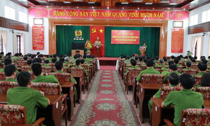 Sáp nhập Cảnh sát PCCC Thừa Thiên - Huế về lại Công an tỉnh