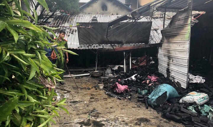 Cháy nhà nghi do chập điện, một cụ bà bị lửa thiêu chết ở Huế