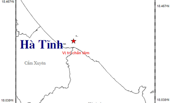 Lại động đất ở Hà Tĩnh gây nổ và rung lắc khiến người dân hoảng sợ