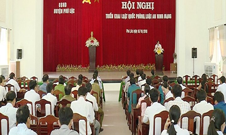Huế phổ biến Luật An ninh mạng cho cán bộ, công chức